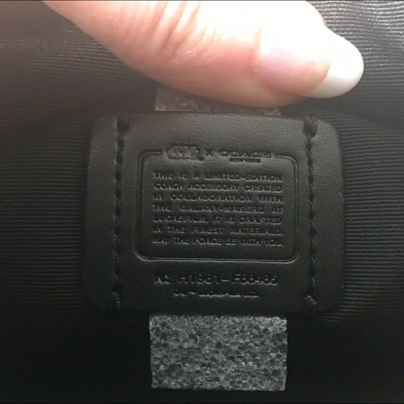 Coach Star Wars Large Wristlet Bag Pouch NWT - Picture 7 of 8